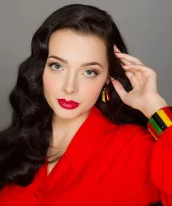 Bow & Crossbones Adelaide Fan Earrings