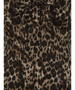 Collectif Sasha Leopard Pencil Dress 9 Collectif Sasha Leopard Pencil Dress