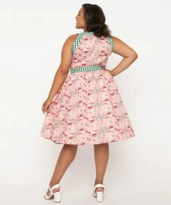 Unique Vintage Maxine Mushroom Dress