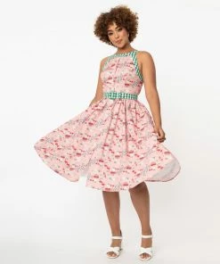 Unique Vintage Maxine Mushroom Dress