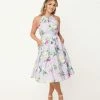 Unique Vintage Floral Lombard Dress