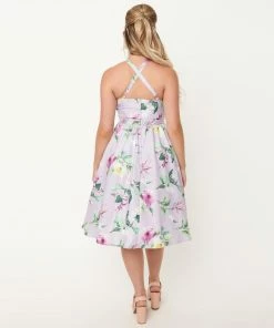 Unique Vintage Floral Lombard Dress