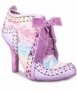 Irregular Choice Abigail's 3rd Party Shoes - Pink Pastel Rainbow
