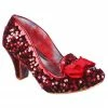 Irregular Choice Kanjanka Shoes - Red Sequins 1 Irregular Choice Kanjanka Shoes - Red Sequins