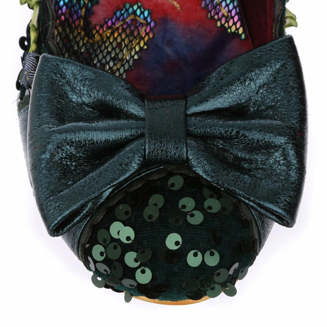 Irregular Choice Trellis Shoes - Green 7 Irregular Choice Trellis Shoes - Green