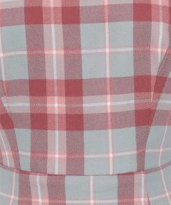 Collectif Demira Princess Check Pencil Dress 10 Collectif Demira Princess Check Pencil Dress