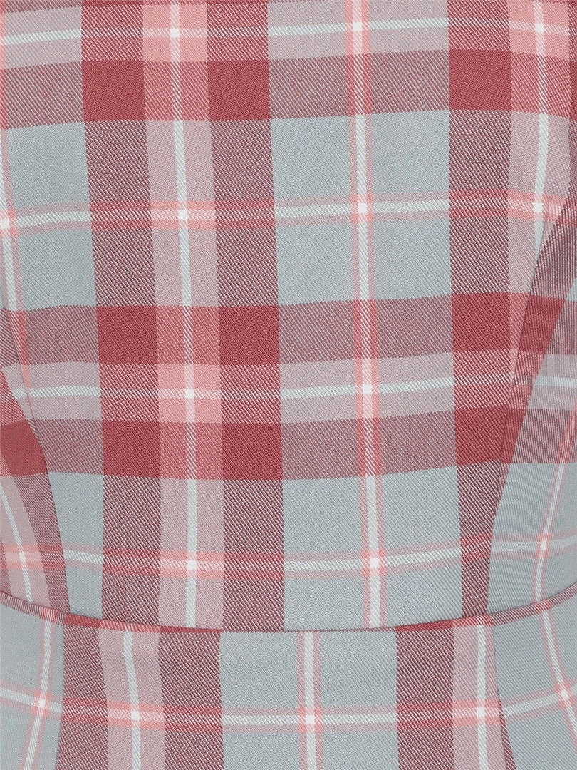 Collectif Demira Princess Check Pencil Dress 6 Collectif Demira Princess Check Pencil Dress