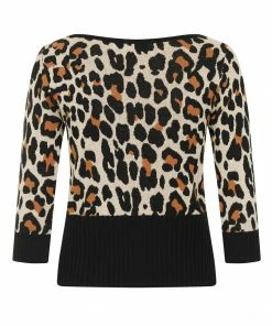 Collectif Erian Leopard Sweater