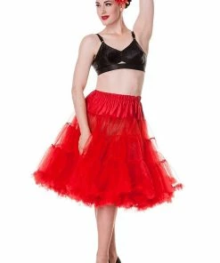 Hell Bunny Petticoat - Red
