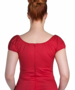 Hell Bunny Melissa Top In Red