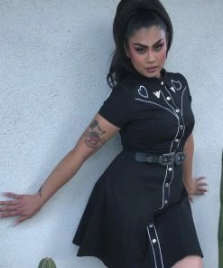 Rebel Love Clothing Rebel Love Outlaw Dress - Black