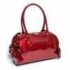 Lux De Ville Double Bow Tote - Red Shiny 2 Lux De Ville Double Bow Tote - Red Shiny