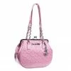 Lux De Ville Ahoy Kiss Lock Bag - Bashful Blush Sparkle 1 Lux De Ville Ahoy Kiss Lock Bag - Bashful Blush Sparkle