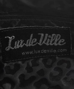 Lux De Ville Ahoy Kiss Lock Bag - Burgundy Crinkle Patent 9 Lux De Ville Ahoy Kiss Lock Bag - Burgundy Crinkle Patent