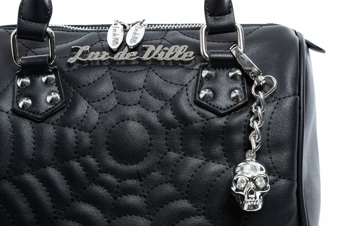 Lux De Ville Maltese Medium Tote - Black Matte 5 Lux De Ville Maltese Medium Tote - Black Matte