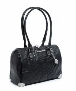 Lux De Ville Maltese Medium Tote - Black Matte