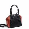 Lux De Ville Lady Lux Medium Tote - Black & Coral Sparkle