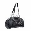 Lux De Ville Roulette Tote - Black Matte
