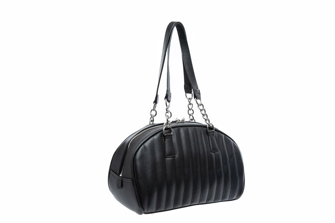 Lux De Ville Roulette Tote - Black Matte 4 Lux De Ville Roulette Tote - Black Matte