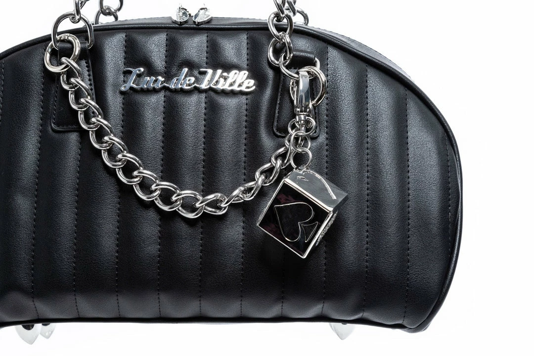 Lux De Ville Roulette Tote - Black Matte 5 Lux De Ville Roulette Tote - Black Matte