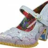 Irregular Choice Shortie Bread Shoes - Lavender & Blue