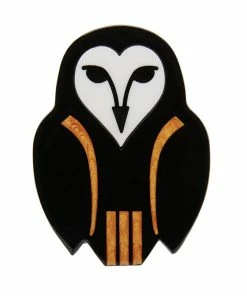 Erstwilder Art Nouveau Owl Ornamental Brooch