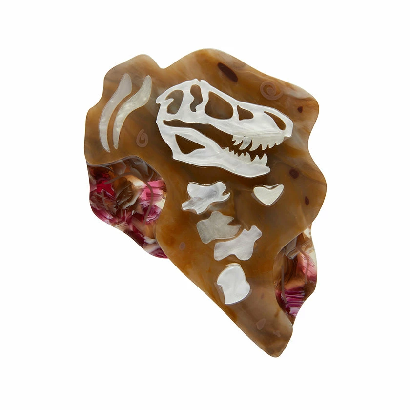 Erstwilder Dinosauria Sedimental Keepsake Brooch 3 Erstwilder Dinosauria Sedimental Keepsake Brooch