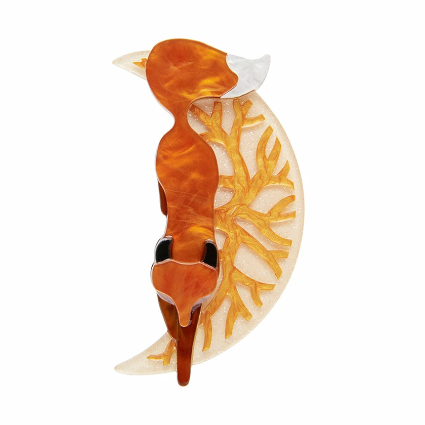 Erstwilder Art Nouveau The Prowling Fox Brooch 3 Erstwilder Art Nouveau The Prowling Fox Brooch