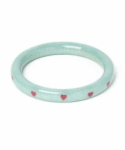 Splendette Valentine's Baby Doll Heart Bangle Narrow