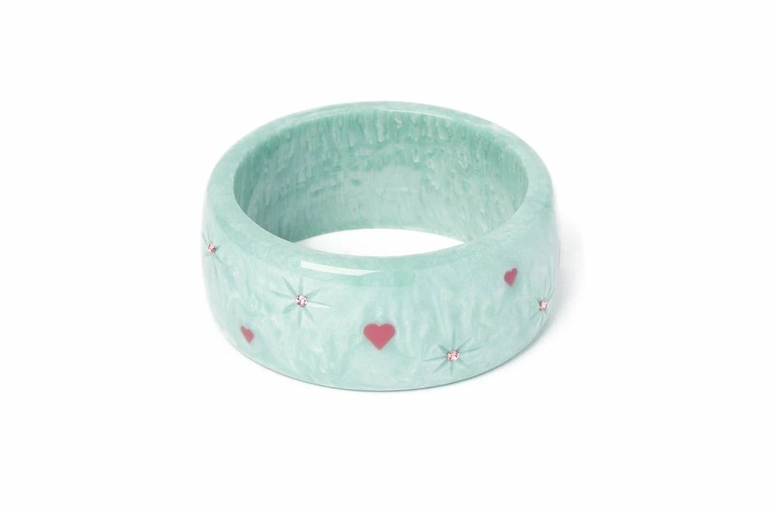 Splendette Valentine's Baby Doll Starburst Bangle Extra Wide - Duchess 3 Splendette Valentine's Baby Doll Starburst Bangle Extra Wide - Duchess