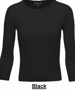MAK 3/4 Sleeve Crewneck Sweater - Various Colours
