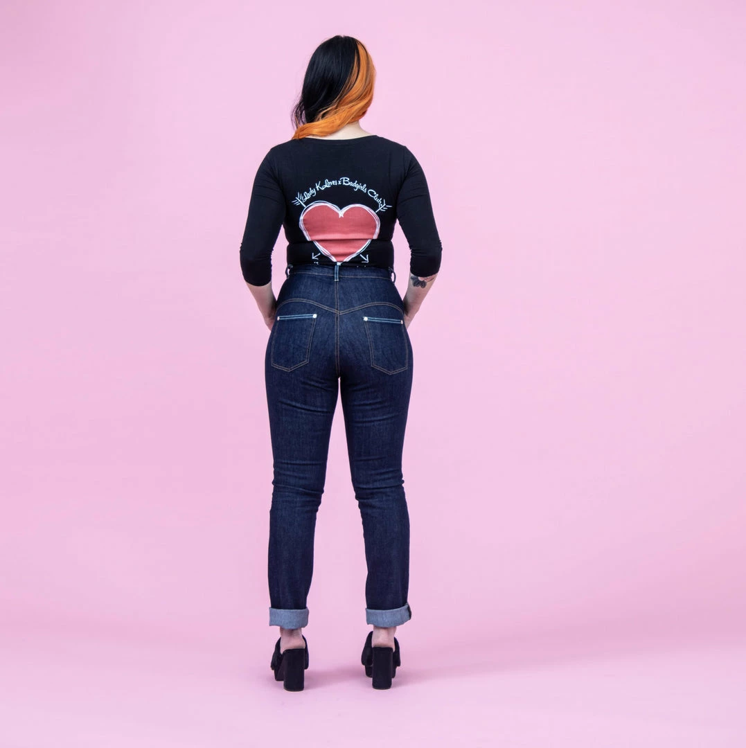 Lady K Loves Classic Jeans - Indigo 4 Lady K Loves Classic Jeans - Indigo