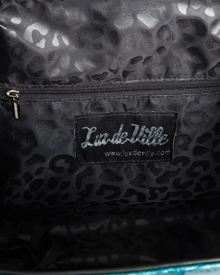 Lux De Ville High Roller Handbag - Black Matte With Endless Sea Sparkle 5 Lux De Ville High Roller Handbag - Black Matte With Endless Sea Sparkle