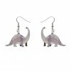 Erstwilder Dinosauria I'll Be Brach Earrings - Lilac