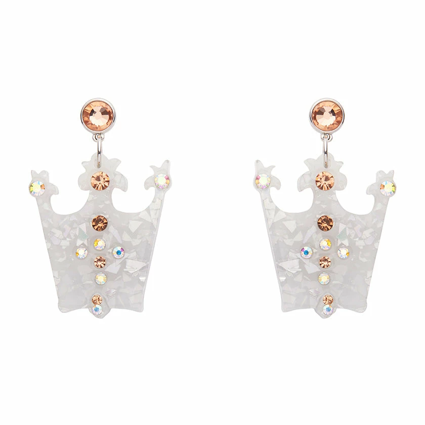 Erstwilder X The Wizard Of Oz The Good Witch's Crown Earrings 3 Erstwilder X The Wizard Of Oz The Good Witch's Crown Earrings