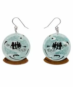 Erstwilder X The Wizard Of Oz Crystal Ball Earrings