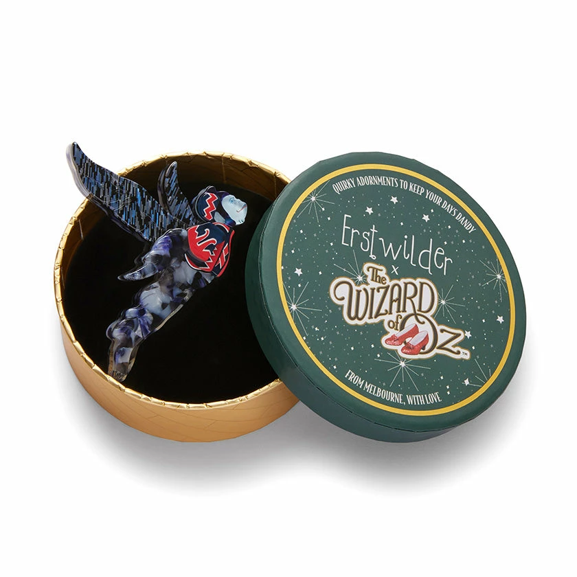 Erstwilder X The Wizard Of Oz Winged Monkey Brooch 4 Erstwilder X The Wizard Of Oz Winged Monkey Brooch