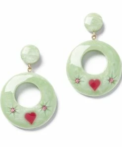 Splendette Valentine's Sweet Pea Starburst Earrings