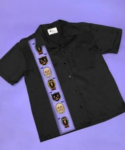The Oblong Box Shop Halloween Treats Button Down Shirt