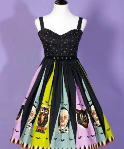 The Oblong Box Shop Halloween Treats Sweetheart Dress