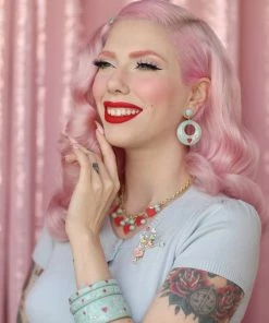 Splendette Valentine's Baby Doll Starburst Bangle Midi