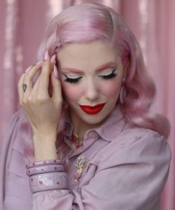 Splendette Valentine's Set Of 6 Pastel Hair Slides