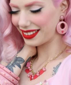 Splendette Valentine's Sweet Cheeks Heart Necklace