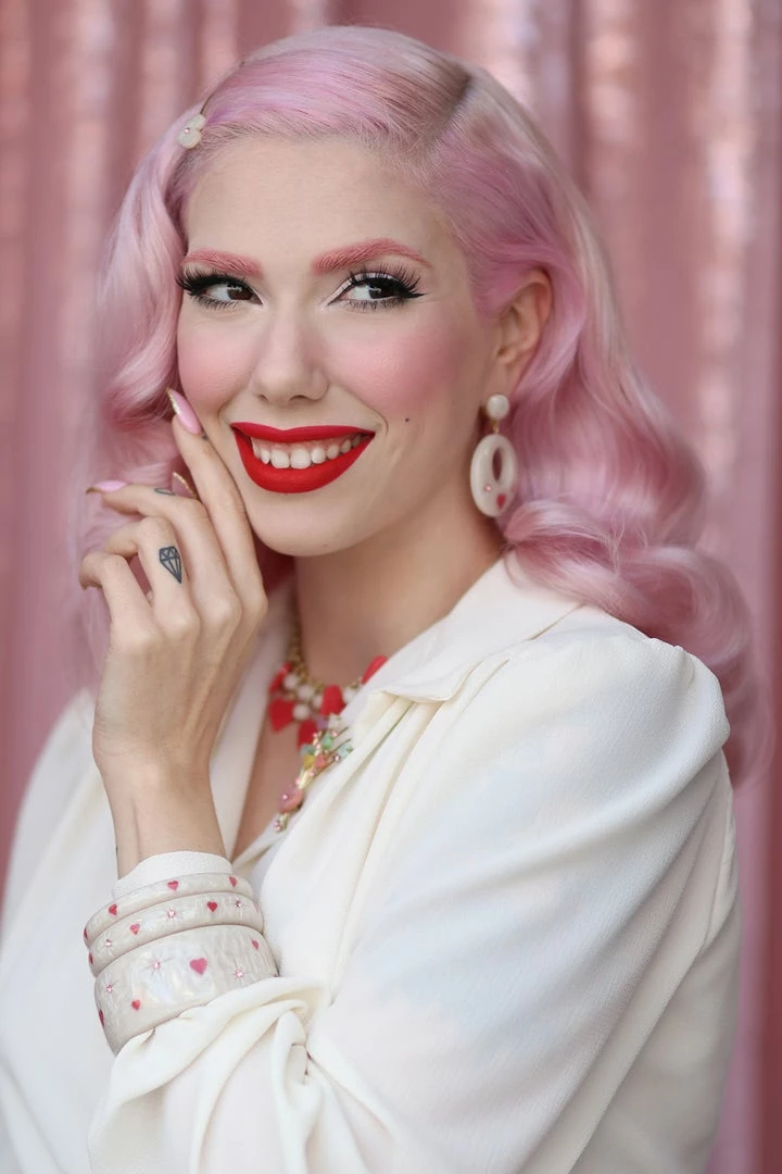 Splendette Valentine's Sugar Starburst Bangle Extra Wide - Duchess 4 Splendette Valentine's Sugar Starburst Bangle Extra Wide - Duchess