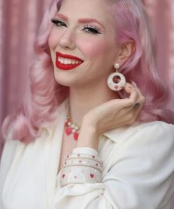 Splendette Valentine's Sugar Starburst Bangle Midi