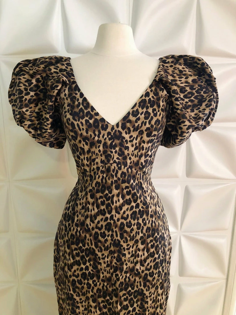 Rebel Love Clothing Rebel Love Wild Winona Puff Sleeve Pencil Dress 8 Rebel Love Clothing Rebel Love Wild Winona Puff Sleeve Pencil Dress