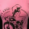 Suzie's Bombshell Boutique Biker Girl T-Shirt In Pink
