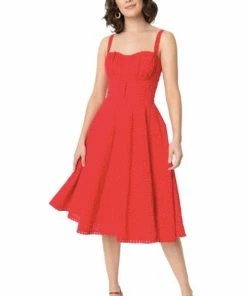 Timeless London Valerie Dress - Red Dresses