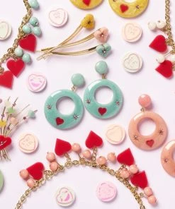 Splendette Valentine's Set Of 6 Pastel Hair Slides