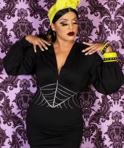 The Oblong Box Shop Cobweb CVLT Nadja Pencil Dress 7 The Oblong Box Shop Cobweb CVLT Nadja Pencil Dress